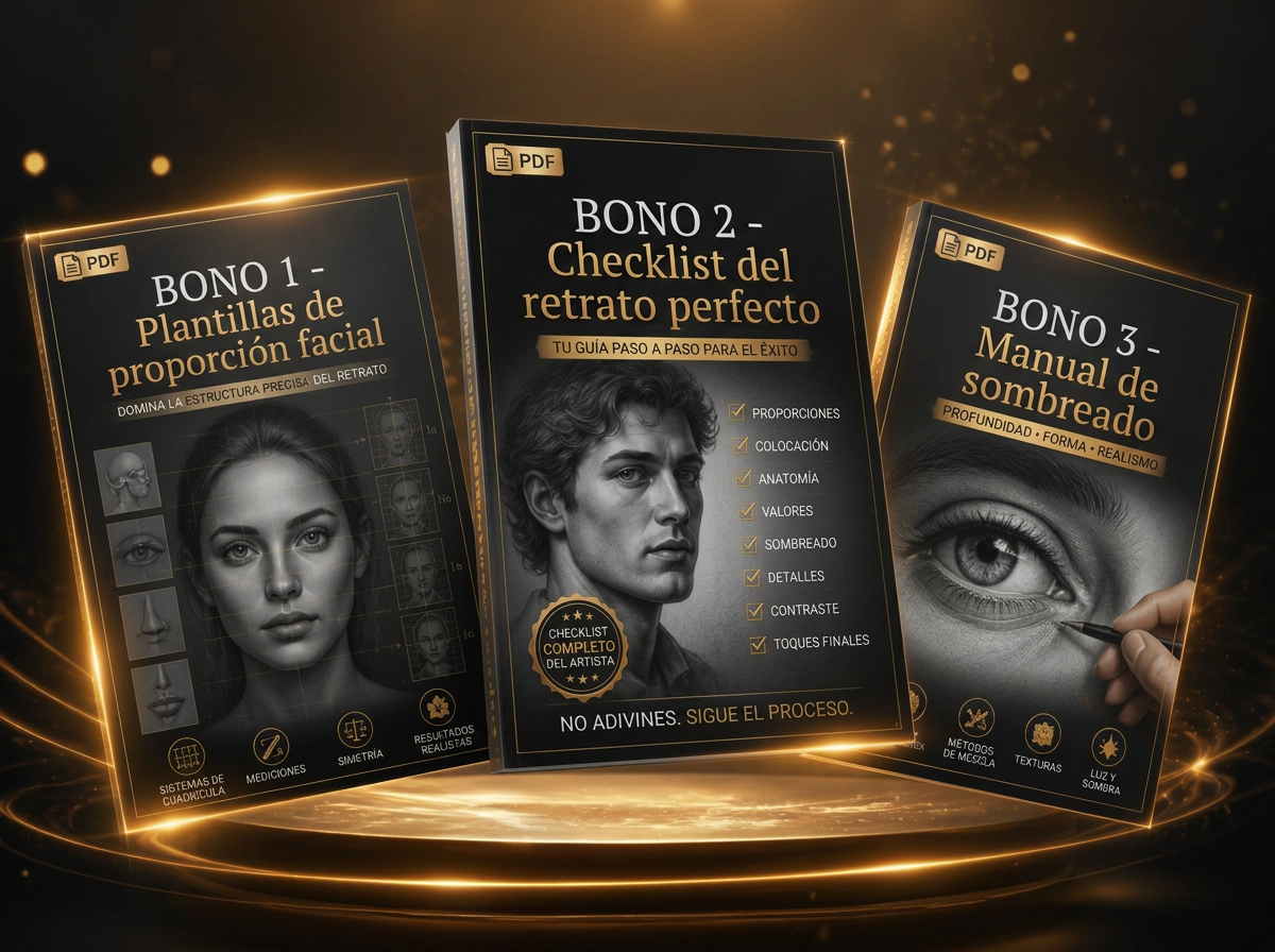 Portadas de los tres bonos descargables en PDF